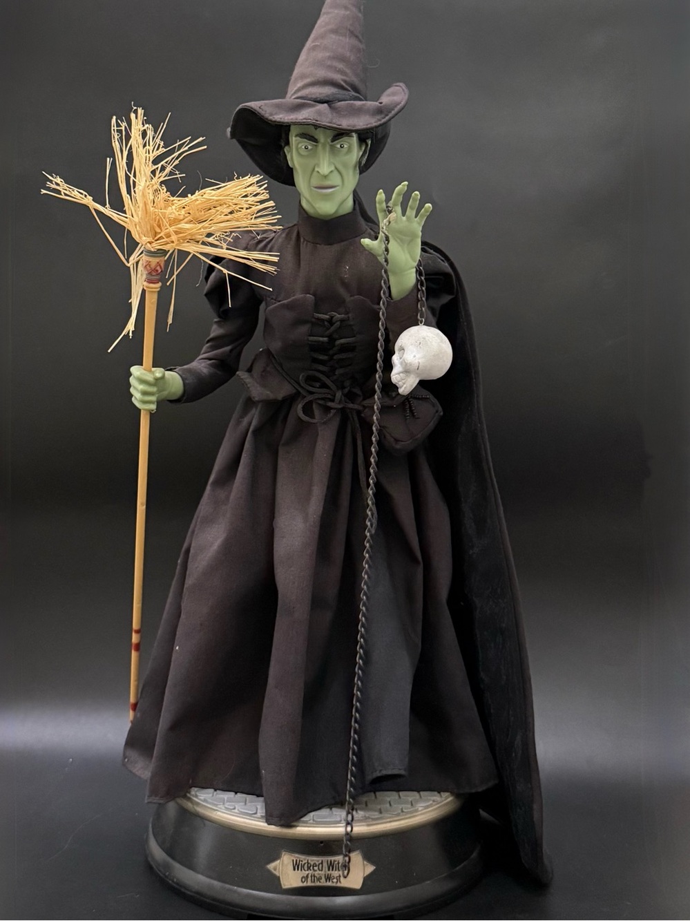 Vintage 2001 Wizard of OZ Wicked Witch of the West Animated 20” Doll Figure